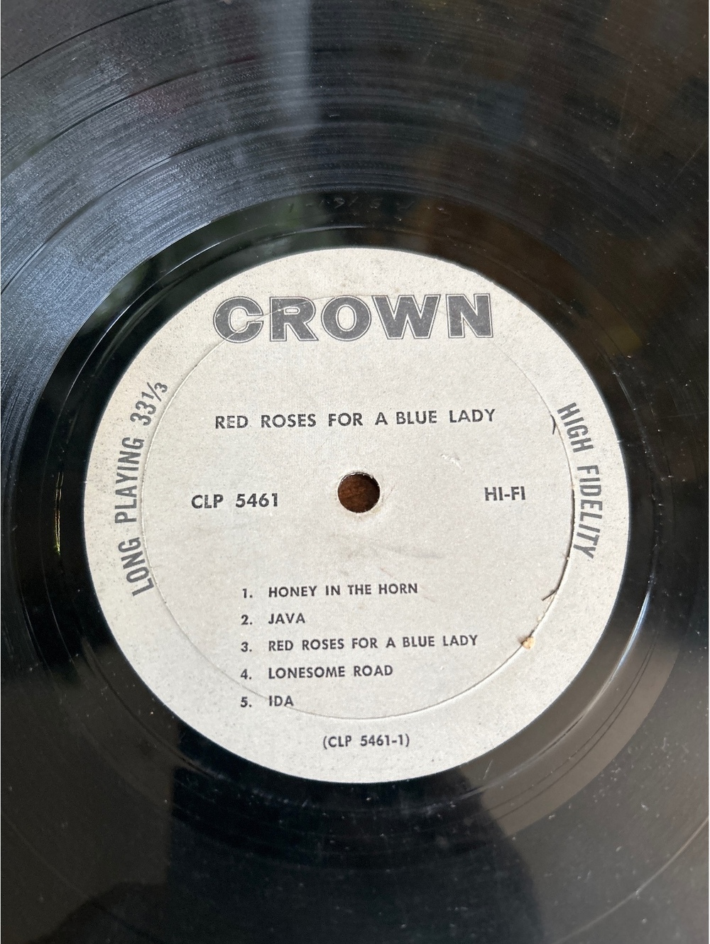 Crown Red Roses For A Blue Lady Vinyl Record LP CLP 5461
